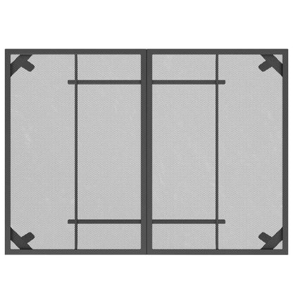 Trädgårdsbord antracit 110x80x72 cm stålnät