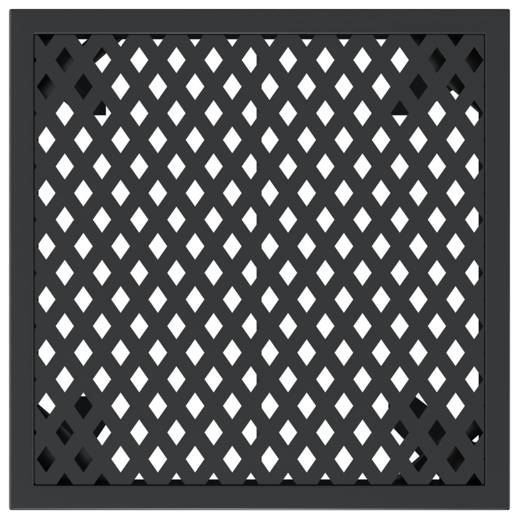 Trädgårdsbord antracit 50x50x72 cm stål