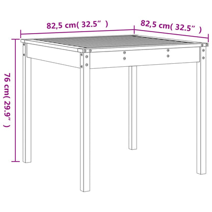 Caféset 3 delar honungsbrun massiv furu