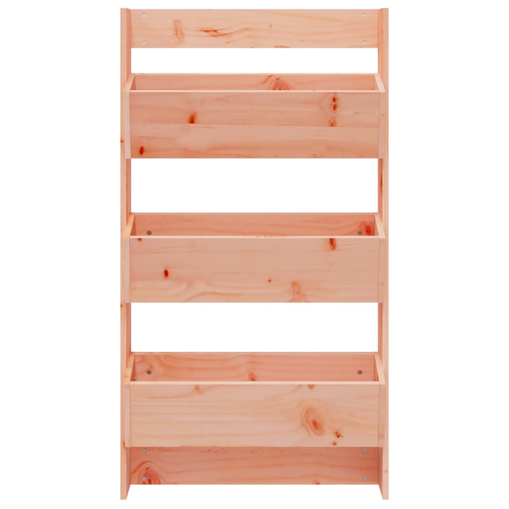 Odlingslåda för vägg 3 nivåer 60x18,5x110 cm massivt douglasträ