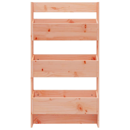 Odlingslåda för vägg 3 nivåer 60x18,5x110 cm massivt douglasträ