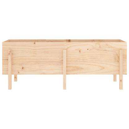 Odlingslåda på ben 160x50x57 cm massiv furu