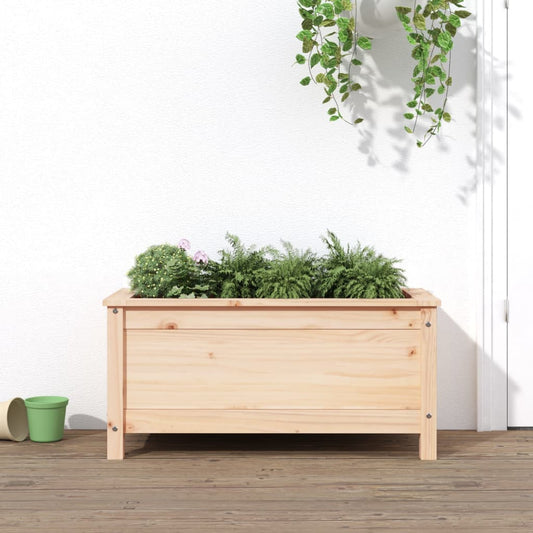 Odlingslåda 82,5x40x39 cm massiv furu
