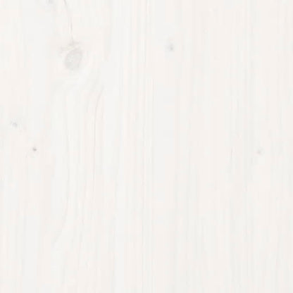 Odlingslåda 4 nivåer 106x104,5x36 cm vit massiv furu