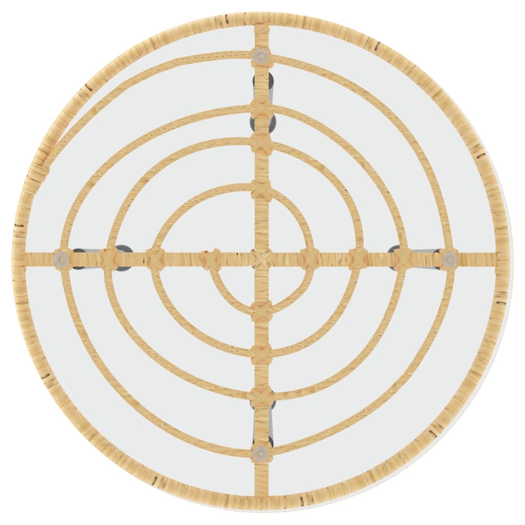 Matgrupp för trädgården 3 delar konstrotting