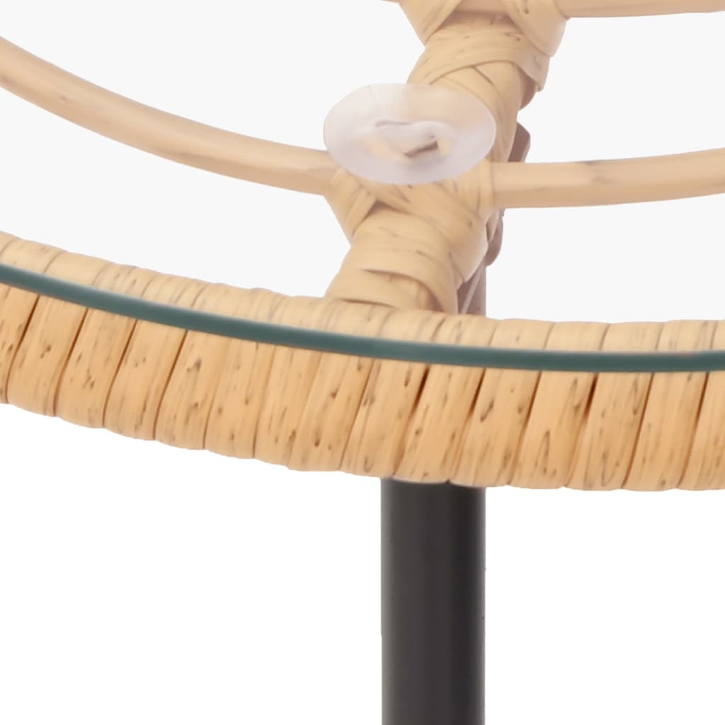 Matgrupp för trädgården 3 delar konstrotting