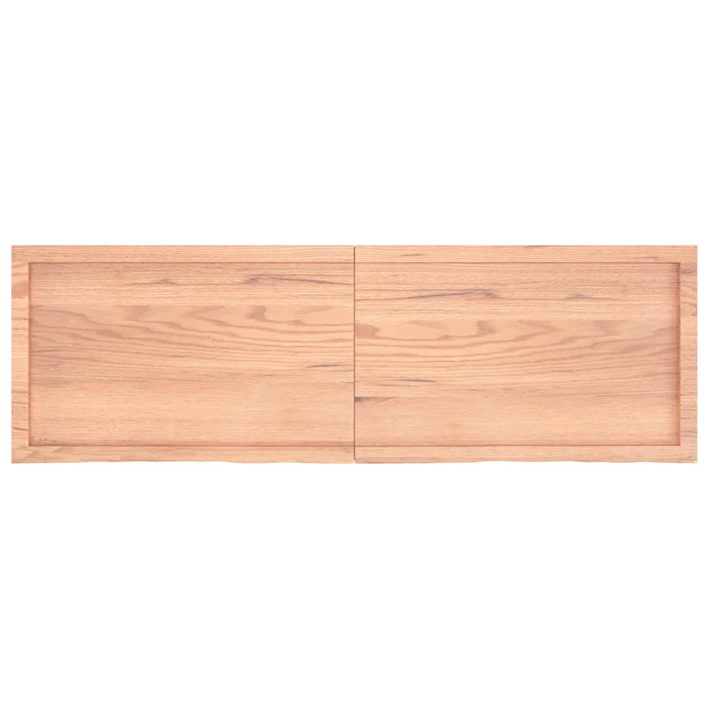 Bordsskiva ljusbrun 160x50x(2-4) cm behandlad massiv ek