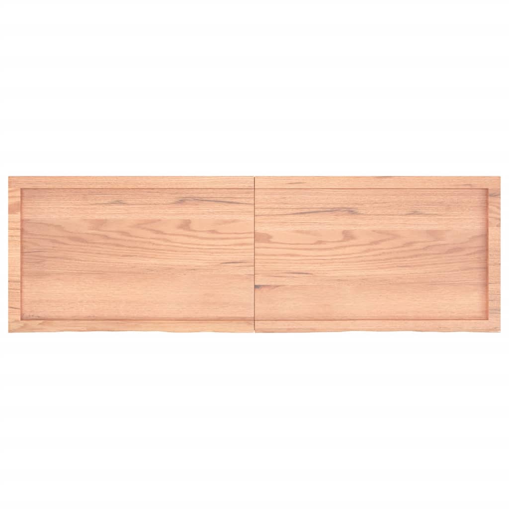 Bordsskiva ljusbrun 160x50x(2-6) cm behandlad massiv ek