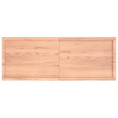 Bordsskiva ljusbrun 160x60x(2-4) cm behandlad massiv ek