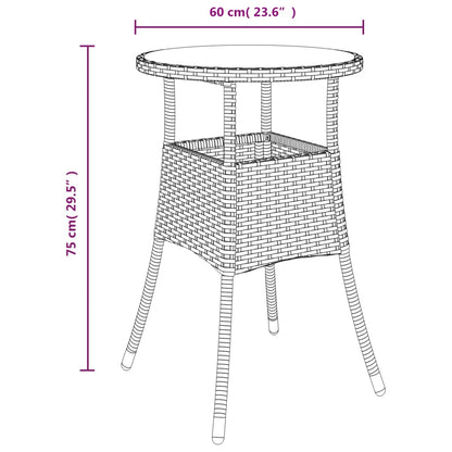 Caféset med dynor 3 delar konstrotting grå