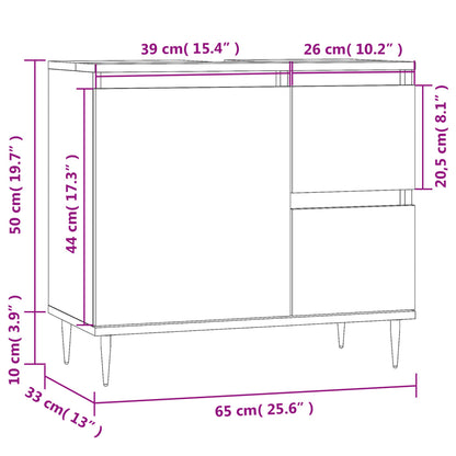 Badrumsskåp svart 65x33x60 cm konstruerat trä