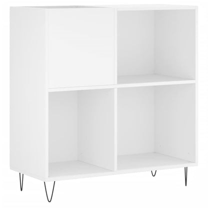 Stereobänk vit 84,5x38x89 cm konstruerat trä