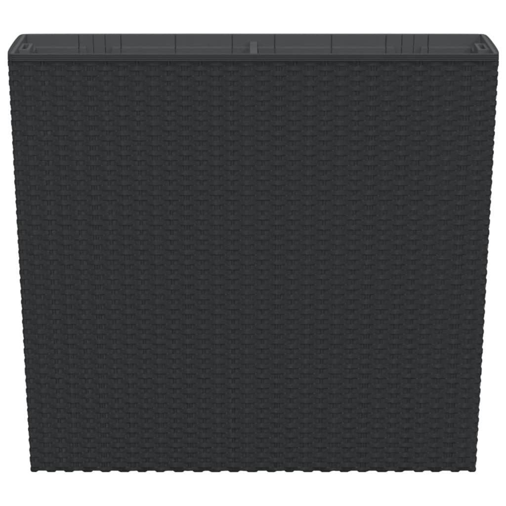 Blomkruka med avtagbar insida antracit 12/44 L PP-rotting