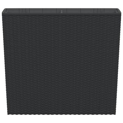 Blomkruka med avtagbar insida antracit 12/44 L PP-rotting