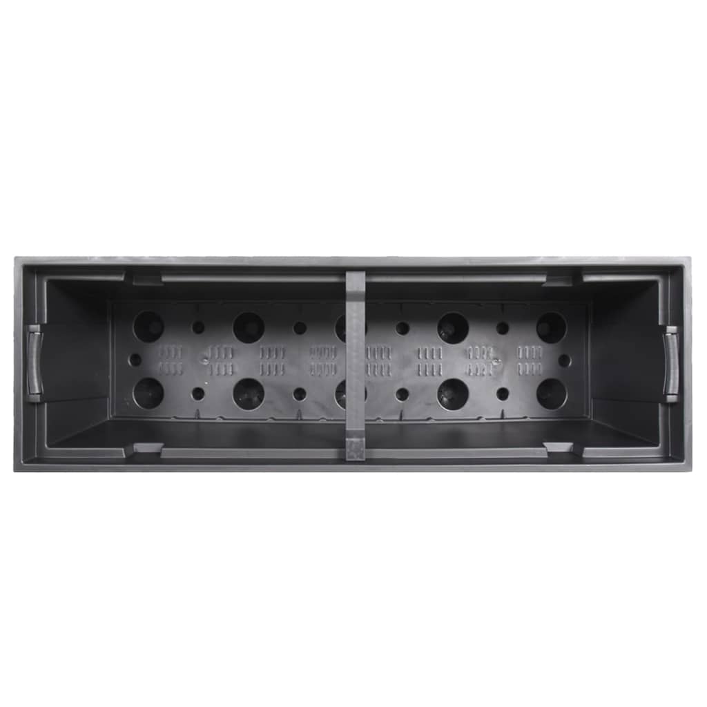 Blomkruka med avtagbar insida antracit 12/44 L PP-rotting