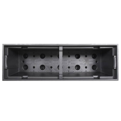 Blomkruka med avtagbar insida antracit 12/44 L PP-rotting