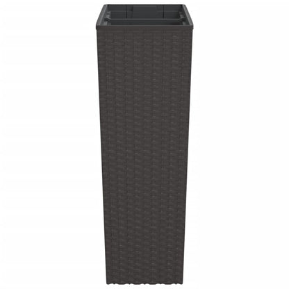 Blomkruka med avtagbar insida brun 12/44 L PP-rotting