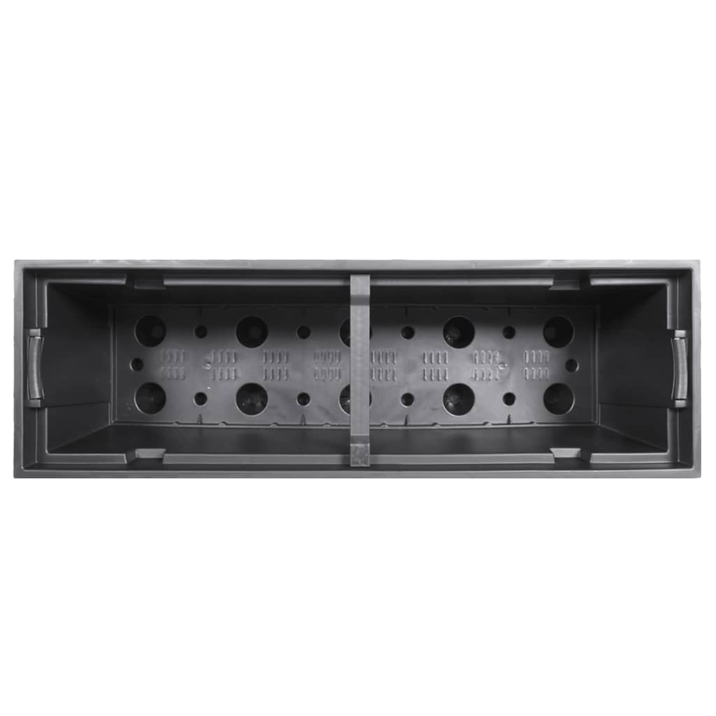 Blomkruka med avtagbar insida brun 12/44 L PP-rotting