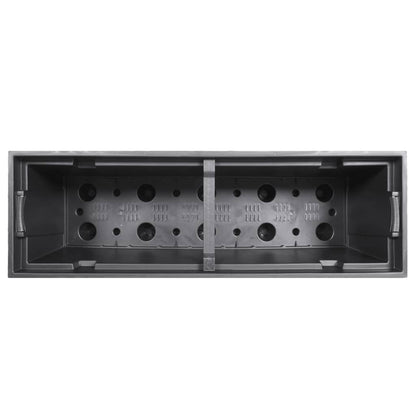 Blomkruka med avtagbar insida brun 12/44 L PP-rotting