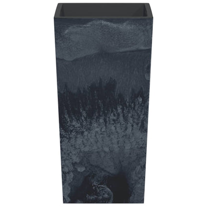 Blomkruka avtagbar insida antracit 11/26,5 L PP betonglook