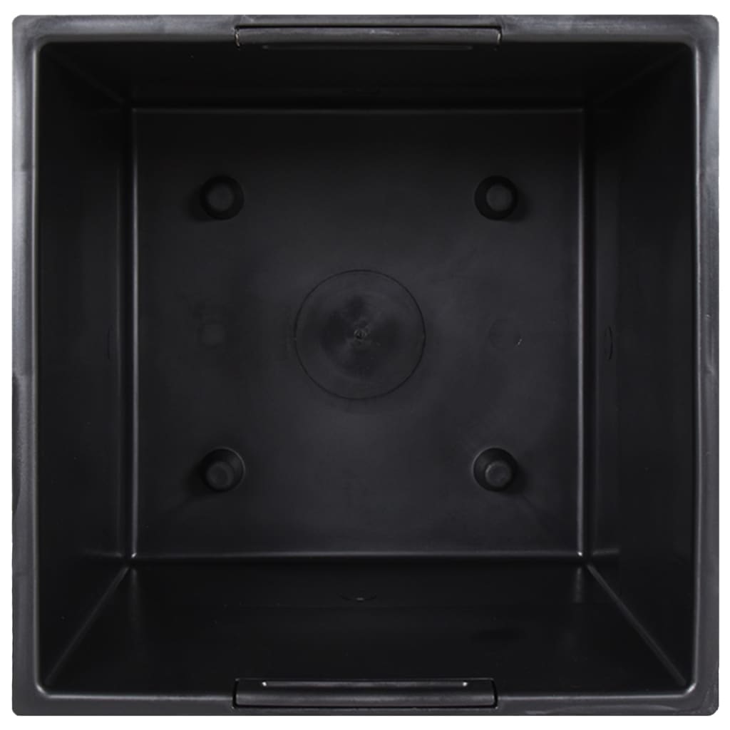 Blomkruka med avtagbar insida grå 21/49 L PP betonglook