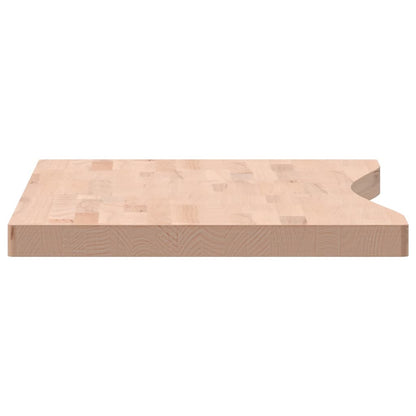 Bordsskiva 100x(45-50)x4 cm massivt bokträ