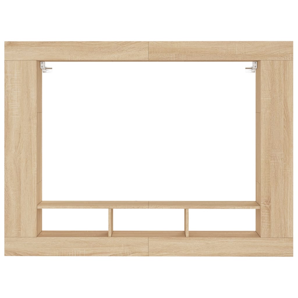 Tv-hylla sonoma-ek 152x22x113 cm konstruerat trä