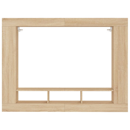 Tv-hylla sonoma-ek 152x22x113 cm konstruerat trä