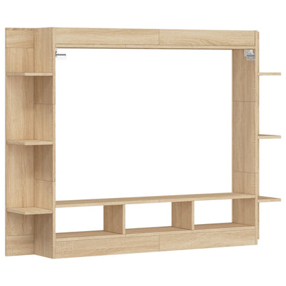Tv-hylla sonoma-ek 152x22x113 cm konstruerat trä
