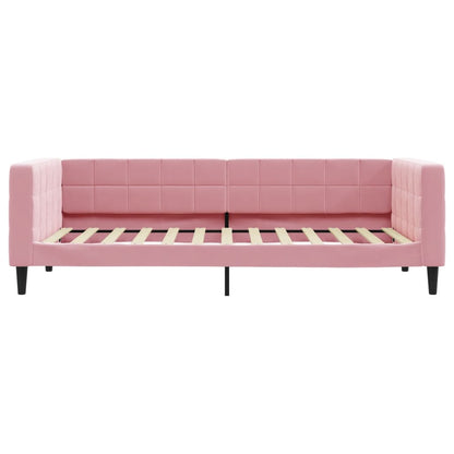 Dagbädd rosa 90x200 cm sammet