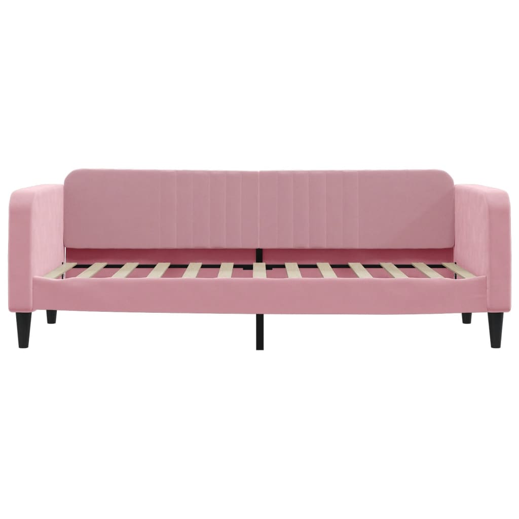 Dagbädd rosa 80x200 cm sammet