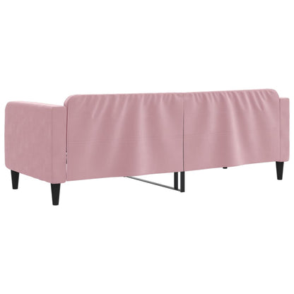 Dagbädd rosa 80x200 cm sammet