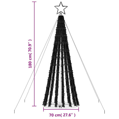 LED julgran 339 LEDs flerfärgad 180 cm