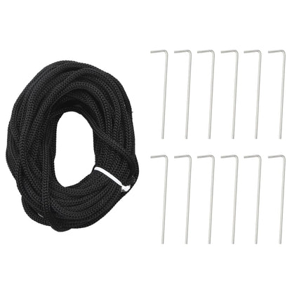 LED-julgran på flaggstång 1534 lysdioder varmvit 500 cm