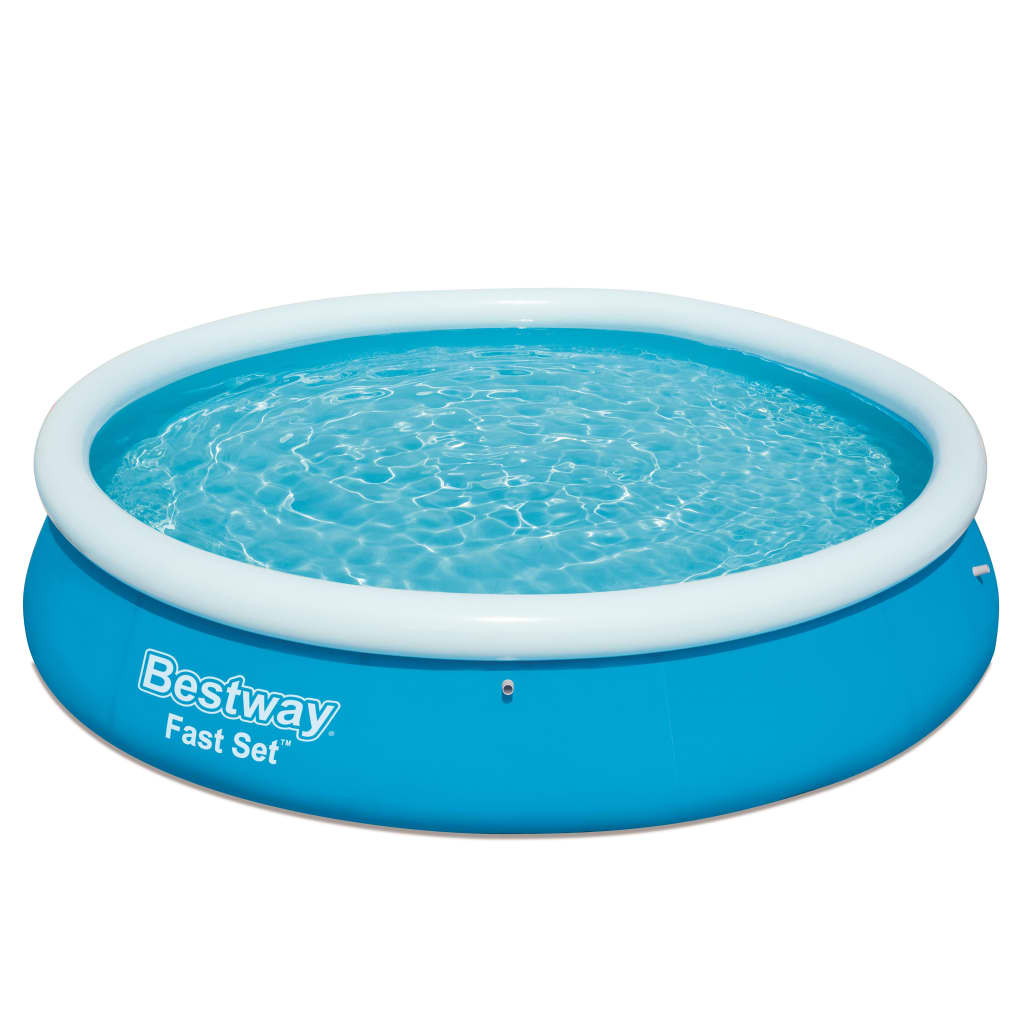 Bestway Uppblåsbar pool Fast Set rund 366x76 cm 57273