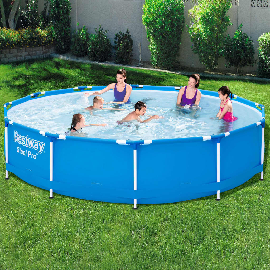 Bestway Pool med stålram Steel Pro 366x76 cm