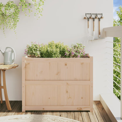 Odlingslåda 90x50x70 cm massivt furuträ
