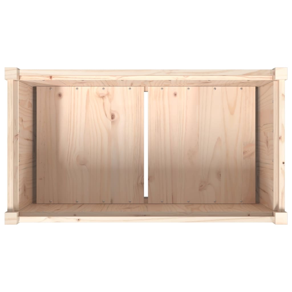 Odlingslåda 90x50x70 cm massivt furuträ