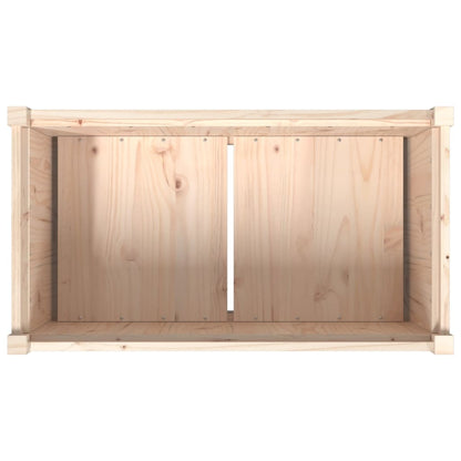 Odlingslåda 90x50x70 cm massivt furuträ