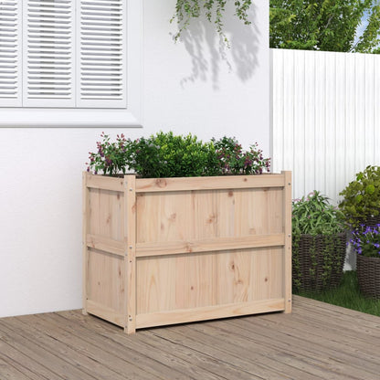 Odlingslåda 90x50x70 cm massivt furuträ