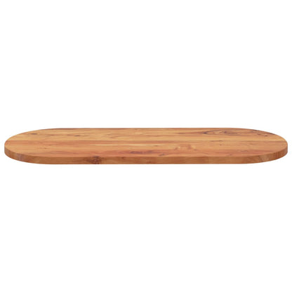 Bordsskiva 100x40x3,8 cm oval massivt akaciaträ