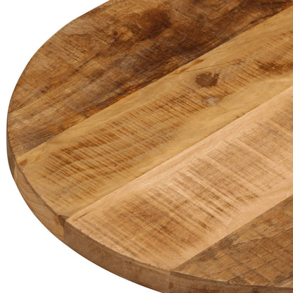 Bordsskiva 100x40x2,5 cm oval massivt grovt mangoträ