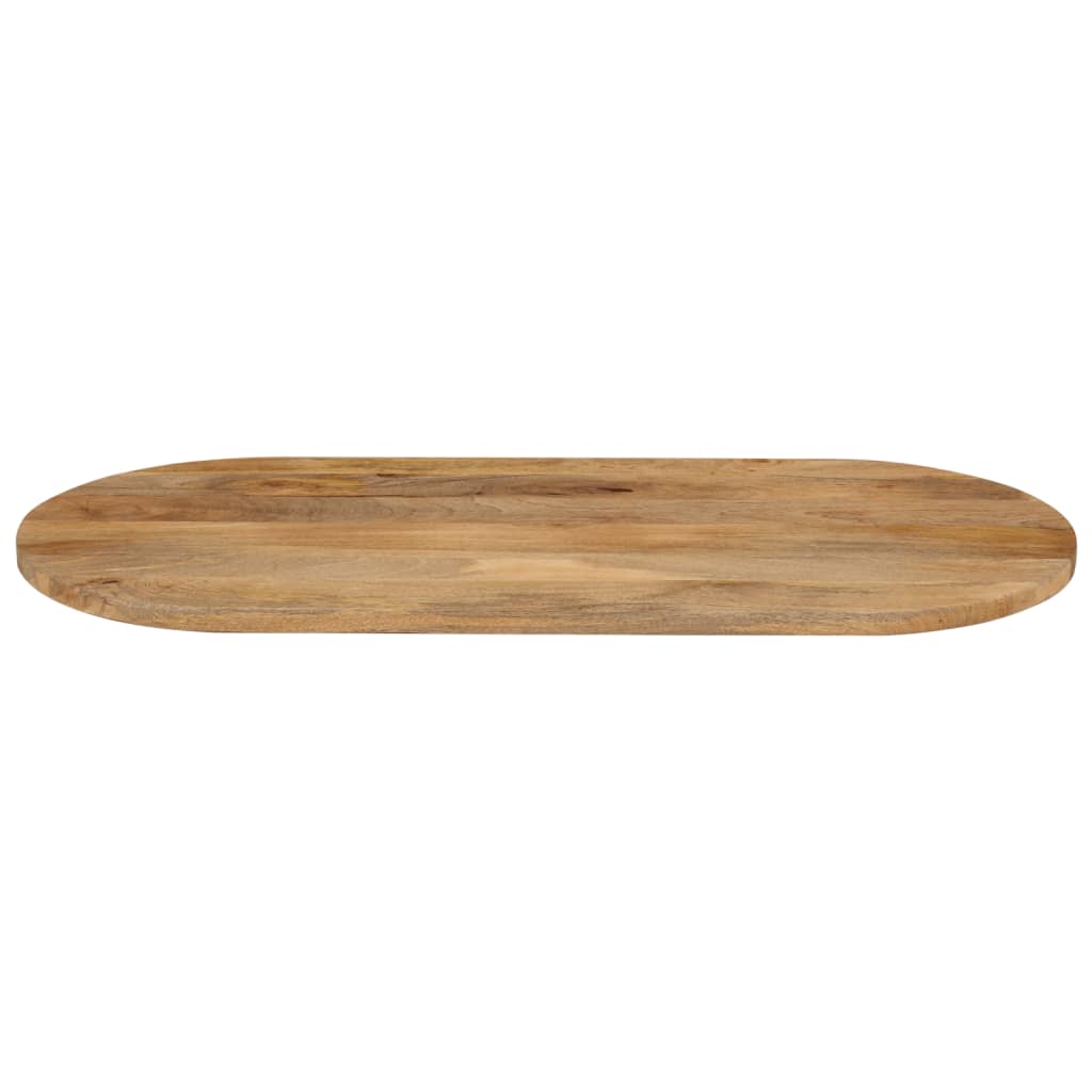 Bordsskiva 100x40x2,5 cm oval massivt mangoträ