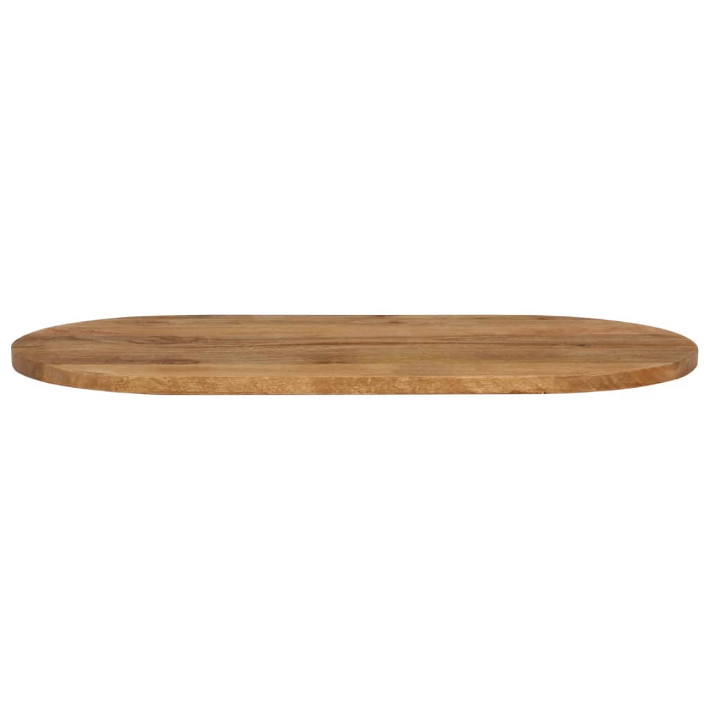 Bordsskiva 100x40x2,5 cm oval massivt mangoträ