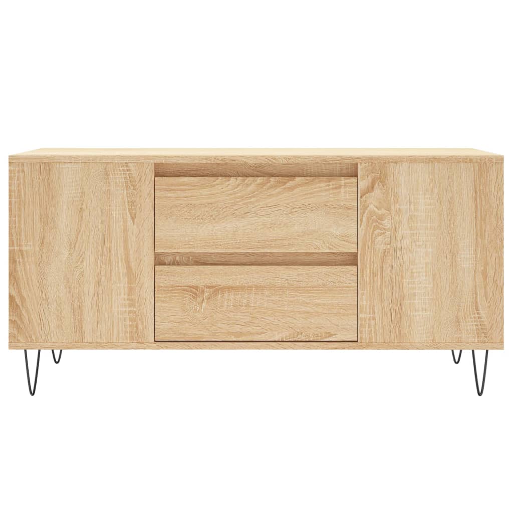 Soffbord sonoma-ek 102x44,5x50 cm konstruerat trä