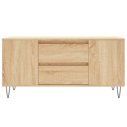 Soffbord sonoma-ek 102x44,5x50 cm konstruerat trä