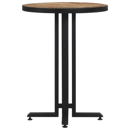 Cafébord runt Ø55x76 cm massiv återvunnen teak