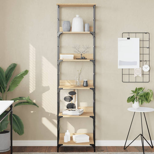 Bokhylla Sonoma Ek 50x33x188,5 cm konstruerat trä