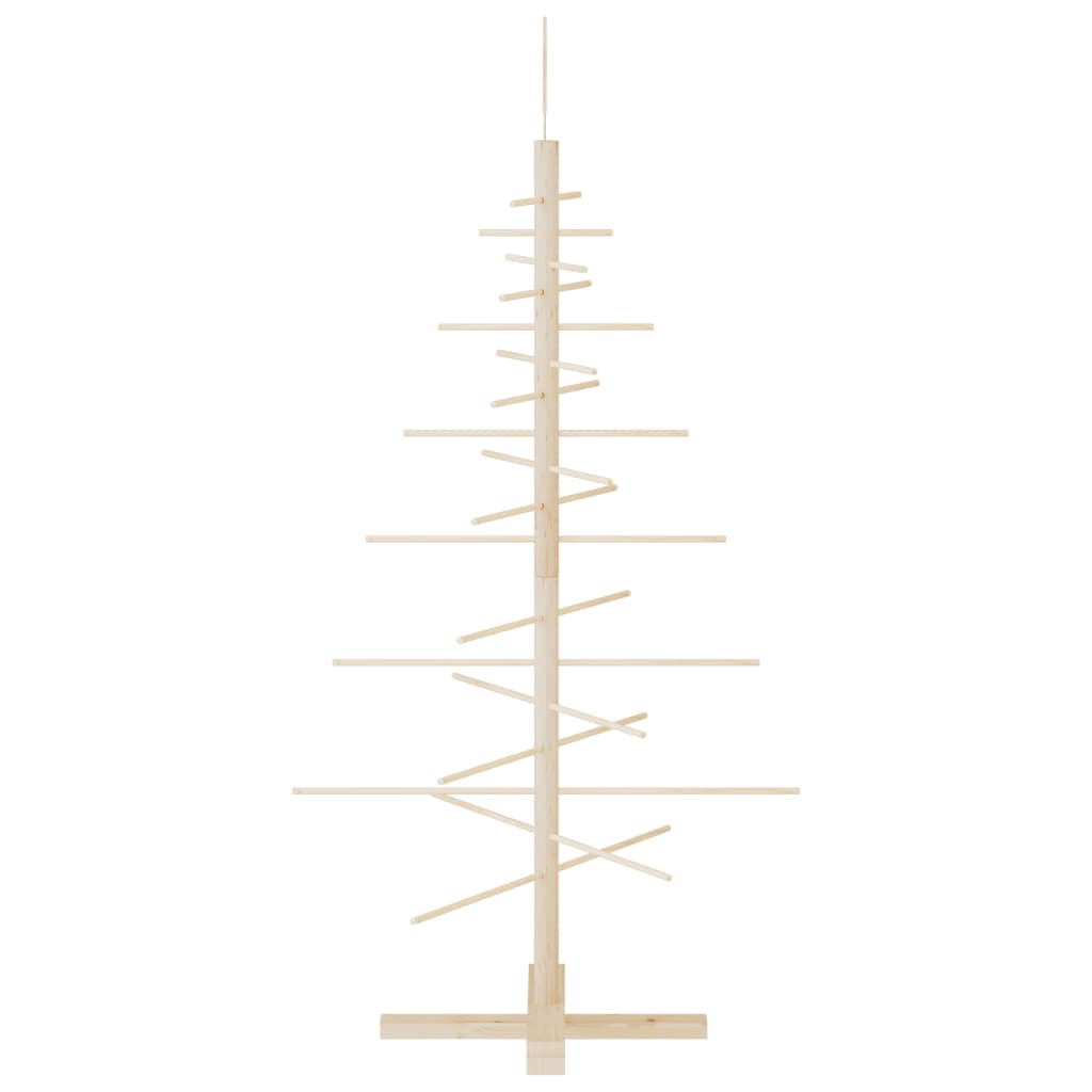 Julgran i trä 125 cm massiv furu