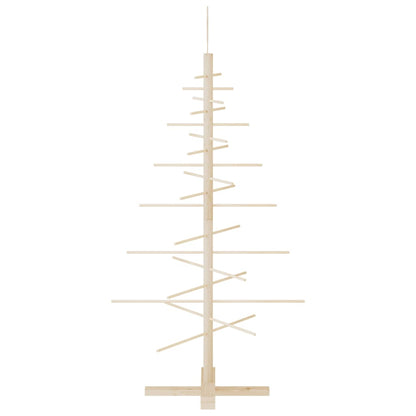 Julgran i trä 125 cm massiv furu